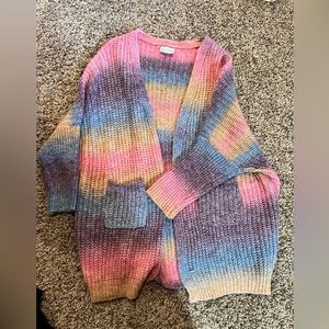 HAYDEN ombré Rainbow Cardigan - LG